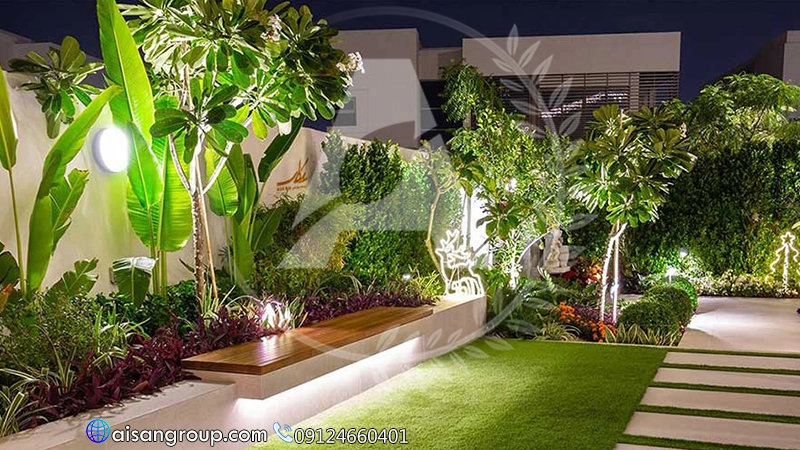طراحی فضای سبز در باغ های البرز