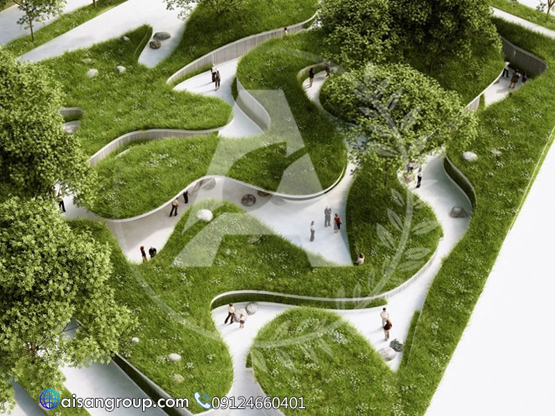 نکات طراحی فضای سبز شهری