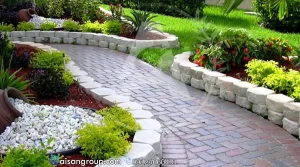 طراحی و اجرای فضای سبز در جاده چالوس کرج