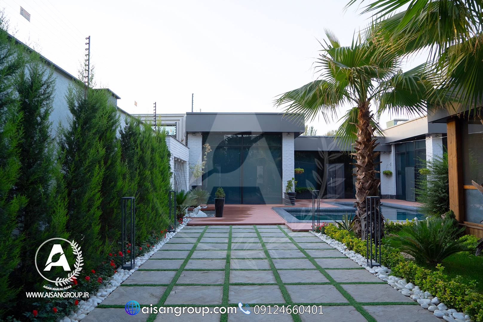 پروژه طراحی و احداث فضای سبز سعید آباد3