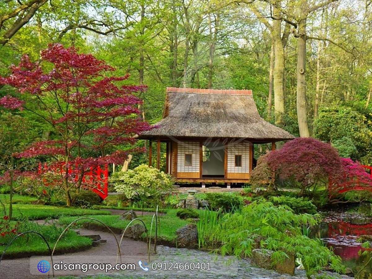 فضای سبز باغ ژاپنی