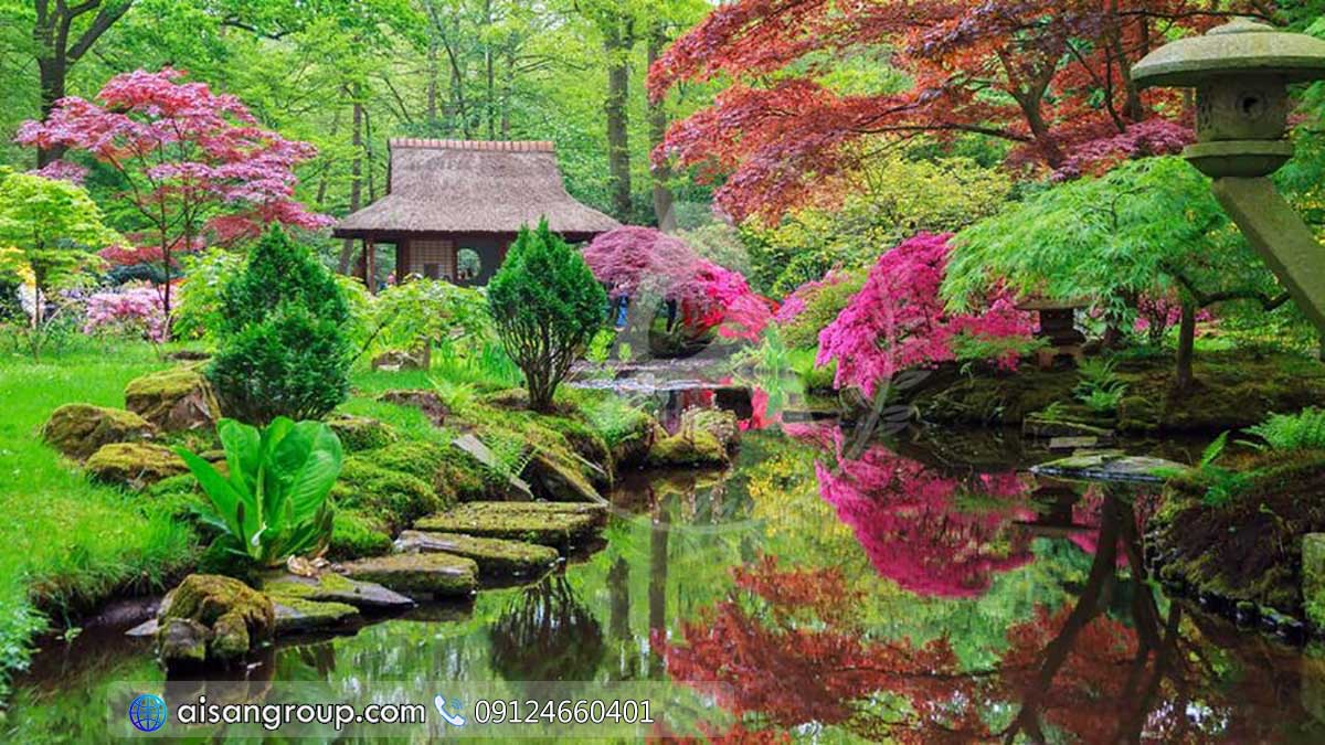 ویژگی باغ ژاپنی
