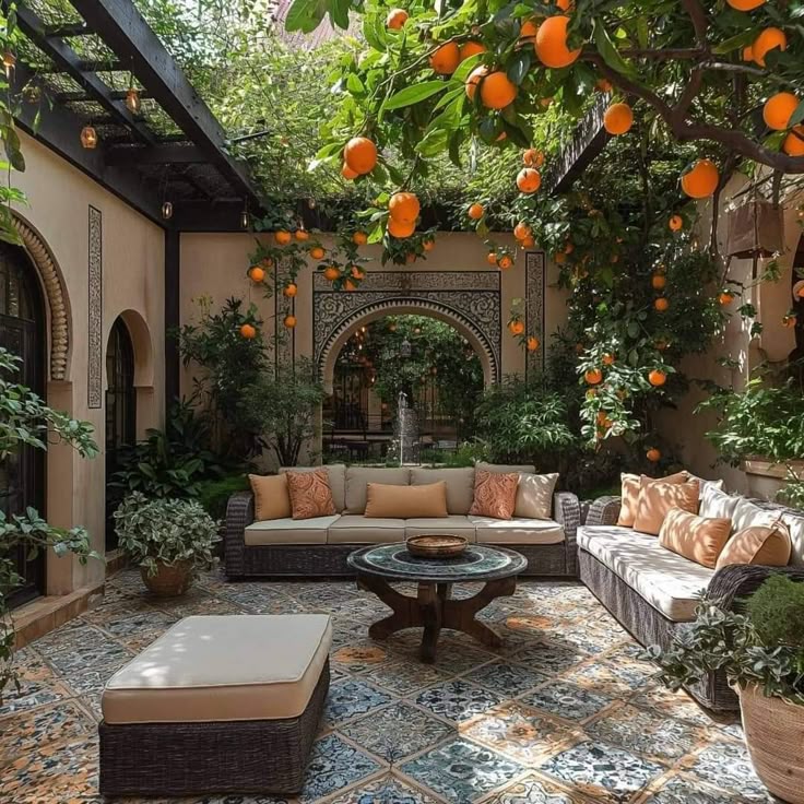 طراحی سبک باغ ھای سنتی ایرانی